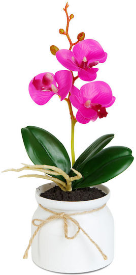 Dekorative Künstliche Orchidee In Topfpflanze Natürlicher Look 32.5 Cm Dekorative Künstliche Orchidee In Topfpflanze Natürlicher Look 32.5 Cm