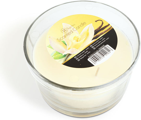 Lumânare Aromatică în Borcan cu Miros de Vanilie 350gr
