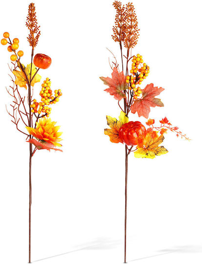 Dekorative Zweigstelle Beeren 62 Cm Warme Farben Rote Orange Braune Dekorative Zweigstelle Beeren 62 Cm Warme Farben Rote Orange Braune