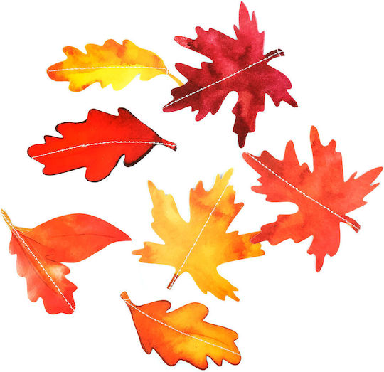 Autumn Decoration Hanging Leaves 2.1 M Set 4 Garlands