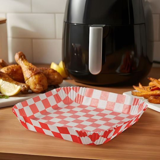 Hârtii Antiaderente pentru Air Fryer 23x23cm 50buc