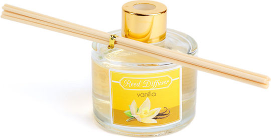 Difuzor Parfum Pentru Casă 100 Ml Miros Vanilie Odorizant De Aer Cu Bețișoare