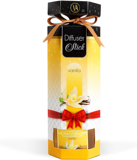 Difuzor Parfum Pentru Casă 100 Ml Miros Vanilie Odorizant De Aer Cu Bețișoare