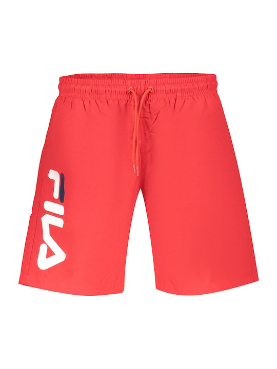 Ανδρικό Μαγιό Slip Red με Σχέδια