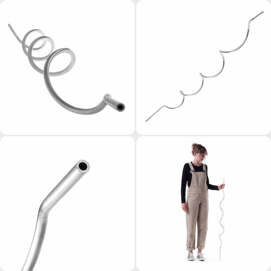 Kadax Araci Spiral Din Aluminiu 120 Cm 5 Bucăți