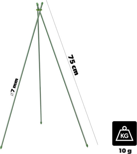 Kadax Conical Garden Stake 3-piece Set 75 Cm 6 Pcs