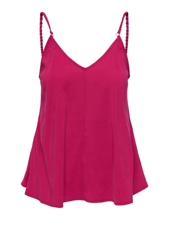 Women's Sleeveless Blouse Fuchsia