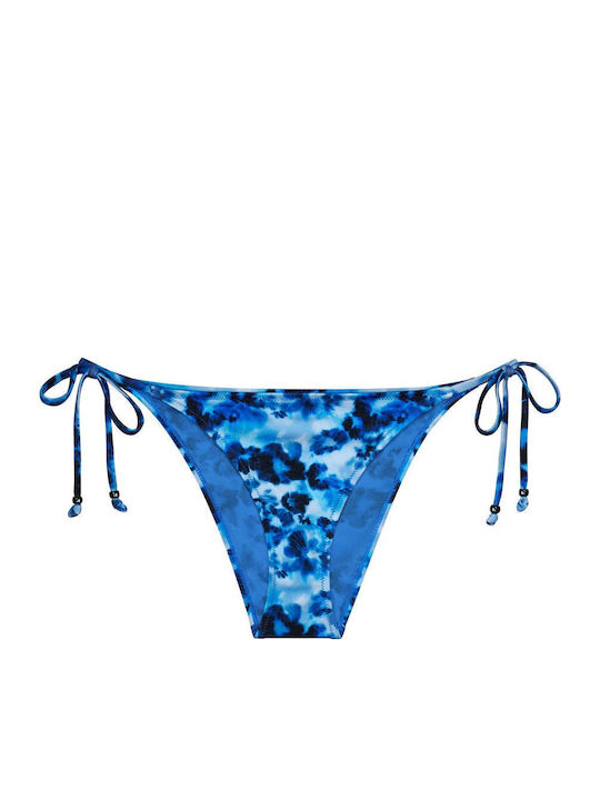 Midnight Swim Tai Bikini Slip Mit Schnürung Blaue