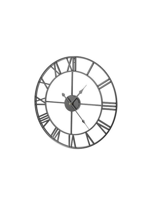 Antique Wall Clock Black Ø47.5cm