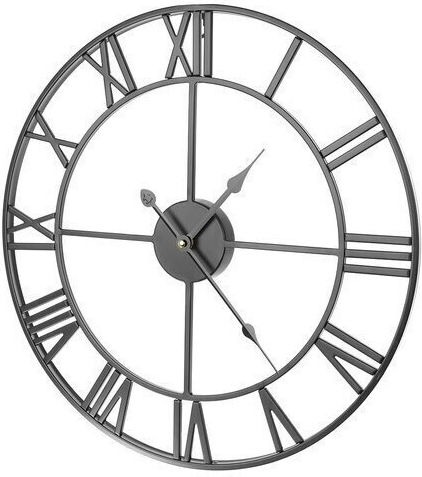 Ceas de Perete Antic Negru Ø47.5cm