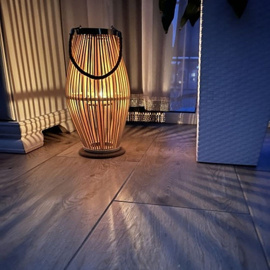 Laternen Bamboo Beigen 17x17cm
