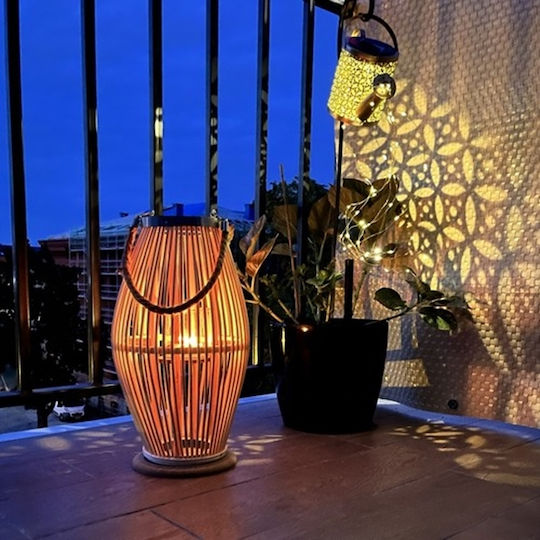Laternen Bamboo Beigen 17x17cm