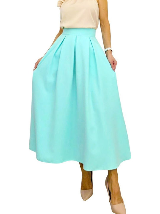 Damen Skorts Hohe Taille Türkis
