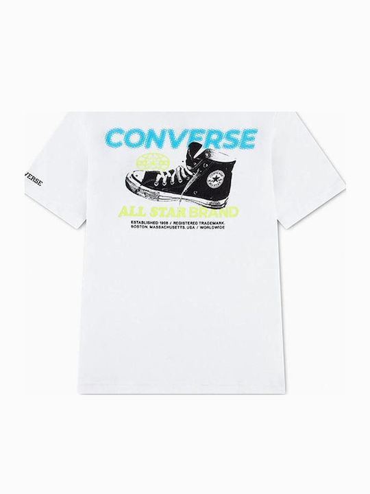 Converse Детска Тениска Бяла