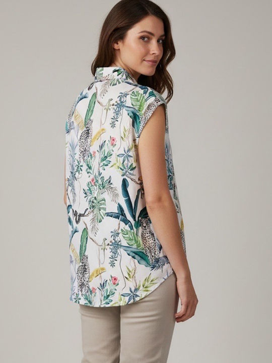 Γυναικεία Μπλούζα Αμάνικη Jungle Print