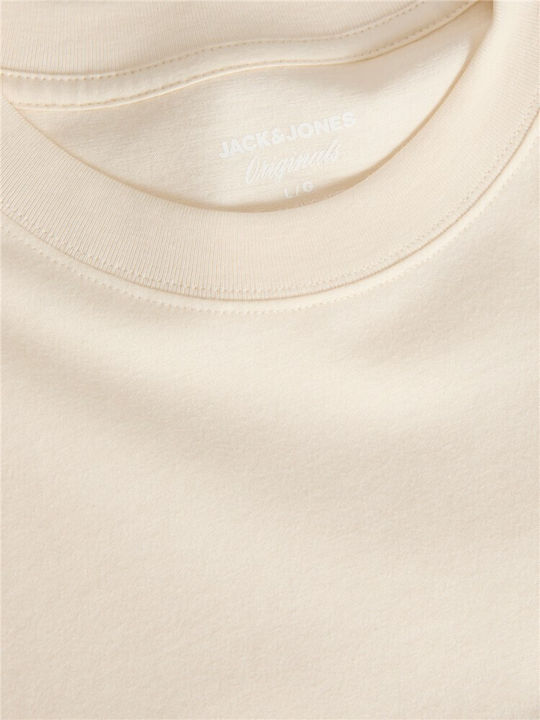 Jack & Jones Crew Neck Ecru Blouse