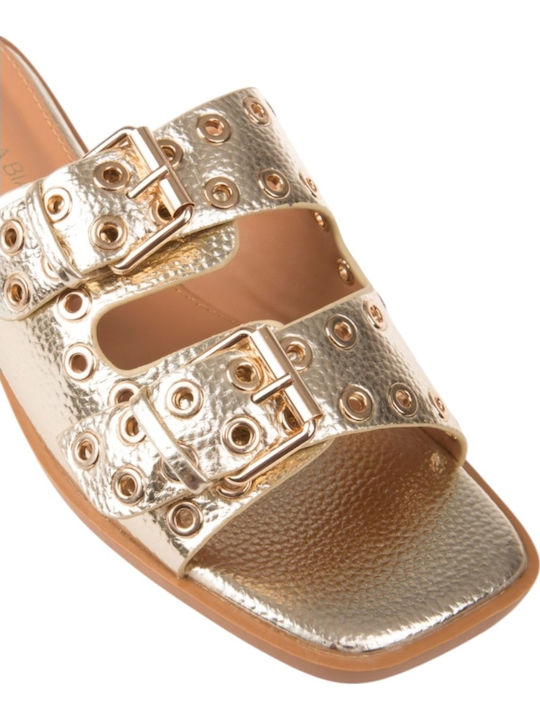 Goldene Damen Sandalen