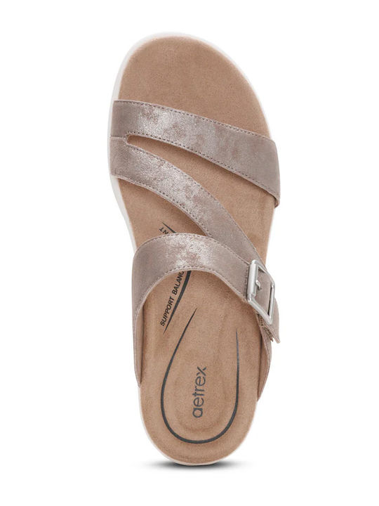 Leather Women's Anatomic Brown Sandals EN2504W