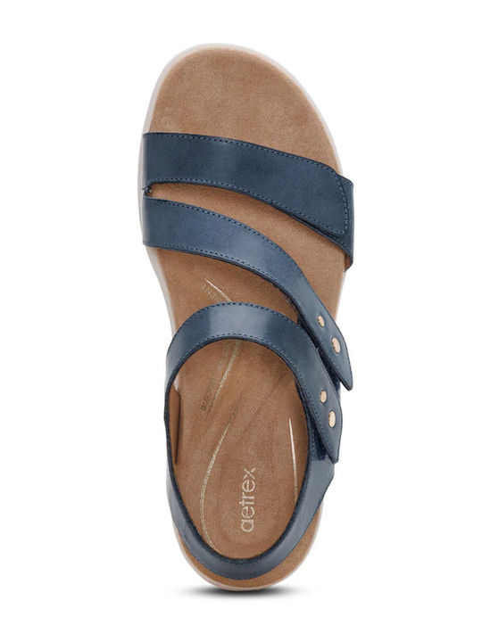 Leather Women's Anatomic Blue Sandals EN2008W