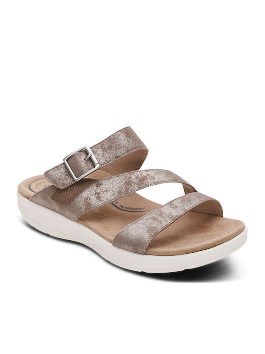 Leather Women's Anatomic Brown Sandals EN2504W