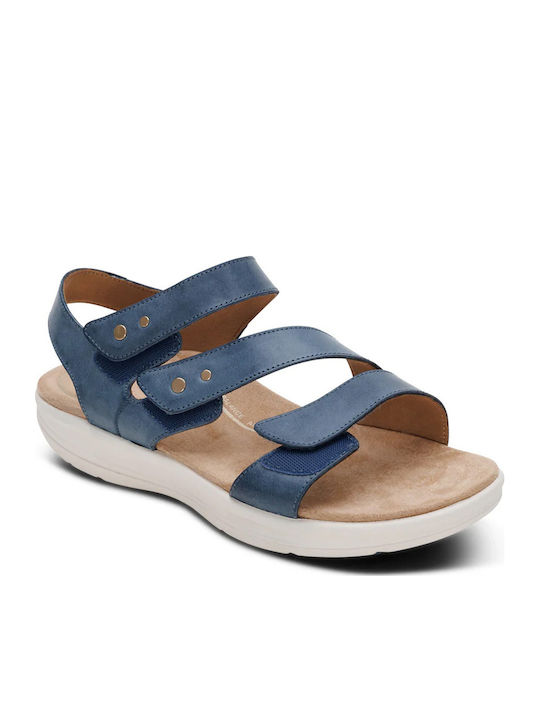 Leather Women's Anatomic Blue Sandals EN2008W