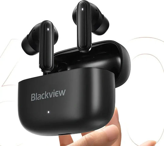 BlackView AirBuds 16 Bluetooth Handsfree Ακουστικά με Αντοχή στον Ιδρώτα και Θήκη Φόρτισης Μαύρα