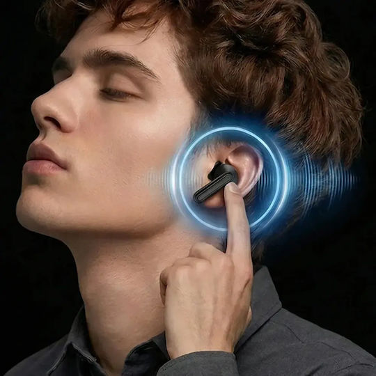 BlackView AirBuds 16 Bluetooth Handsfree Ακουστικά με Αντοχή στον Ιδρώτα και Θήκη Φόρτισης Μαύρα