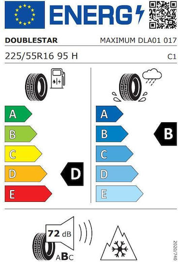 Double Star 225/55R16 95HH Автомобилна Гума Всесезонна