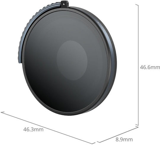 Smallrig Variable Nd Circular Polarizer Filter Dji Osmo Action 4 3 To 5-stop
