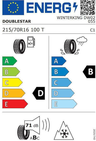 Double Star 215/70R16 100TT Winter Autoreifen