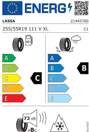 Lassa 255/55R19 111VV XL Winter Autoreifen
