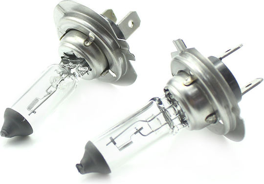 Bec Auto Halogen H7 12v 55w +50% Luminozitate Faruri Set 2 Bucăți