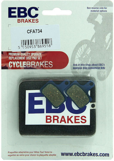 Cfa734 Fahrrad Bremsbeläge Organisch EBC Bremsen