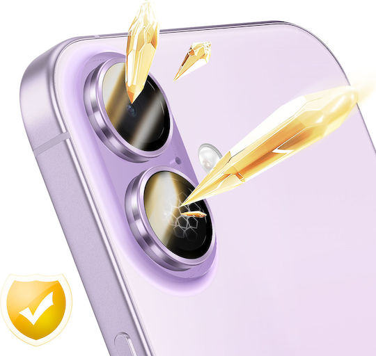 RhinoShield Protecție Lentilă Cameră Anti-zgârieturi Iphone 16 16 Plus 17 Mov