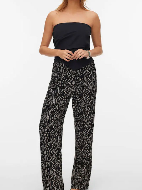 Vero Moda Joy Pantaloni Largi Dama Negri