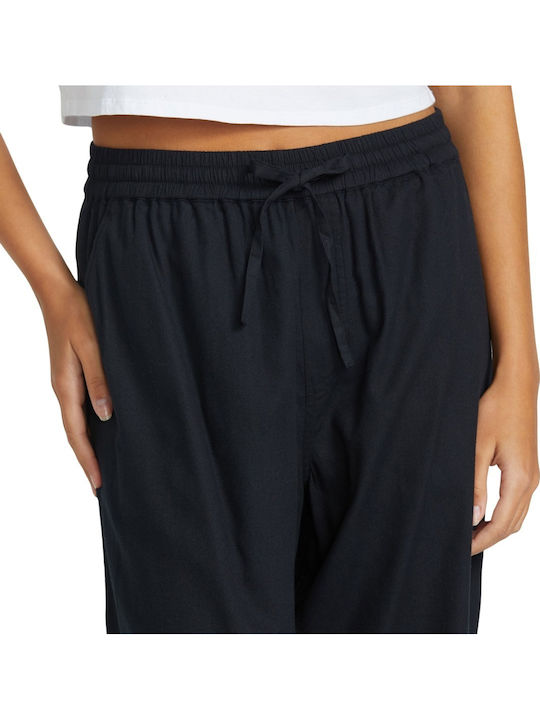 Pants Women's Fabric Trousers Black