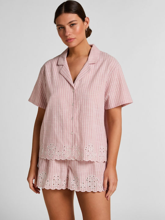 Hunkemöller Summer Women's Pink Pyjama Set