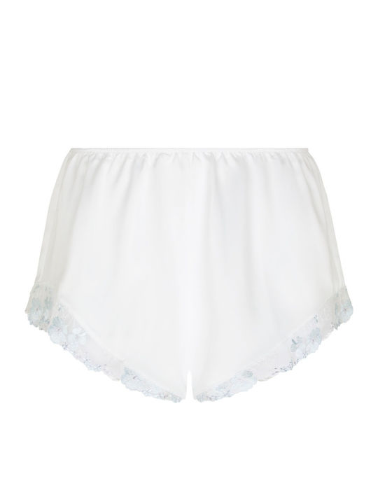 Hunkemöller Καλοκαιρινό Γυναικείο Σορτς Πιτζάμας Λευκό