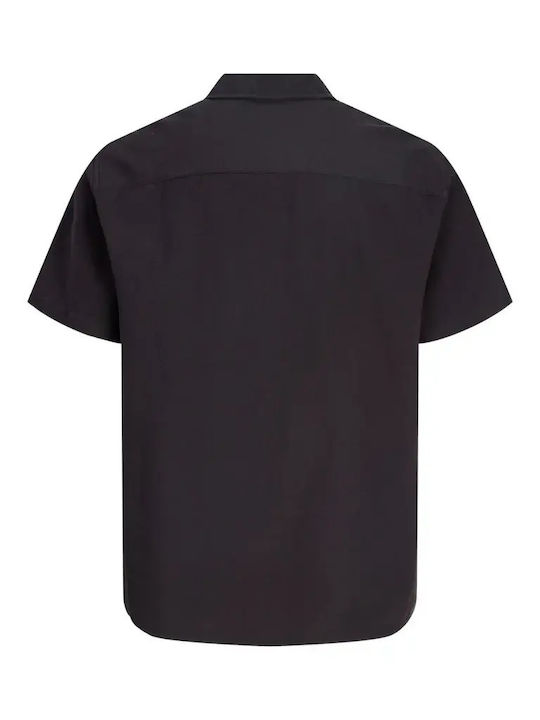 Short Sleeve Shirt in Regular Fit Black
