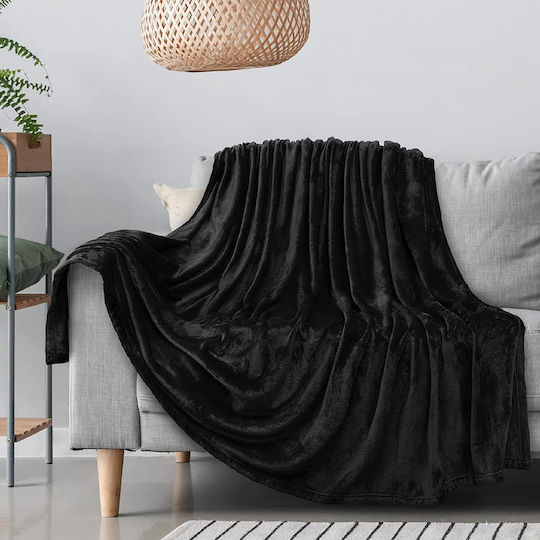 Μονή 150x210εκ. Black