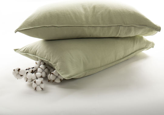 Linen Pillowcase Le Boheme 100% French Washed Linen 160 Gr 2 50x70 Cm Garden Tea
