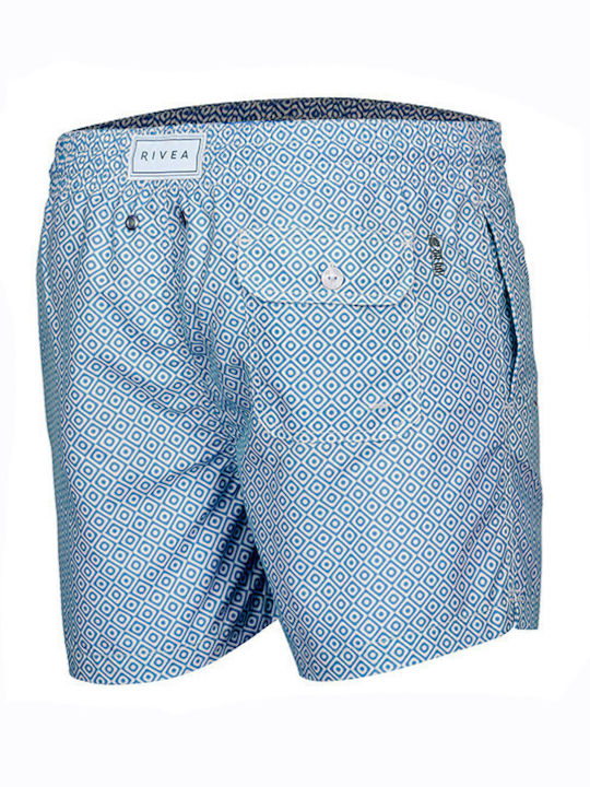 Costum De Baie Bărbați Pantaloni Scurți Albaștri