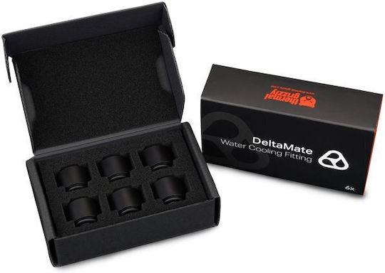 Thermal Grizzly Grizzly Deltamate Extender Fitting Mf14 Комплект От 6 Броя Черен