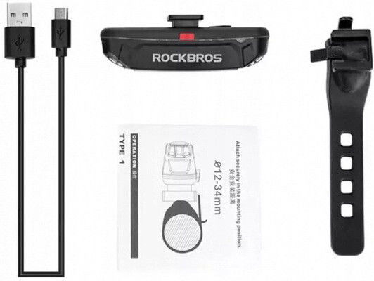 Rockbros RB.LIGHT011 Lumină Spate Reîncărcabilă Pentru Bicicletă