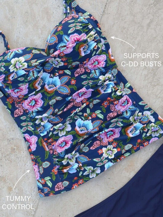 Navy Bikinioberteile