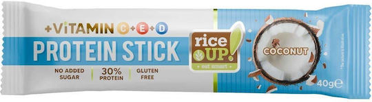RiceUp Бара с 30% Протеин и Вкус Енерджи 40гр
