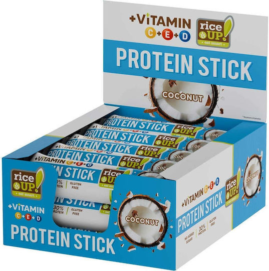 RiceUp Batoane cu 30% Proteină și Aromă Energy 15x40g