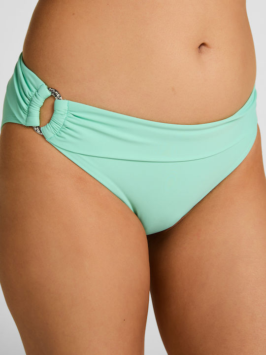 Bikinihosen Slip Türkis