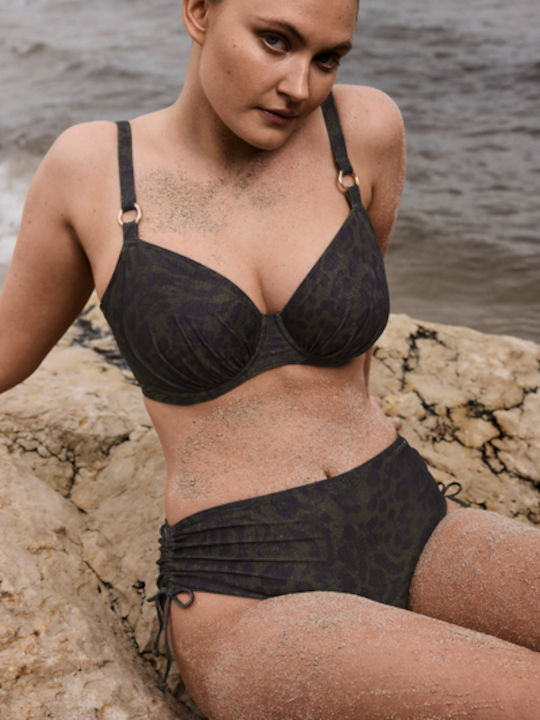 Bikini Bottoms High Waist Jungle Jaguar
