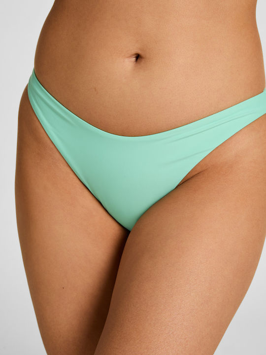 Bikinihosen Slip Türkis